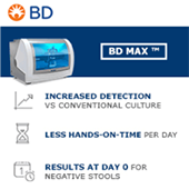 BDMax inscreased detection, less hands-on time, results at day 0