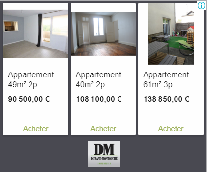 DM site : annonces appartements