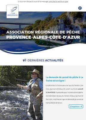  	Site fédération de pêche Provence Alpes Côte d'Azur